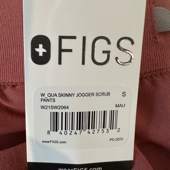 Figs MAUVE Joggers - Picture 3 of 3